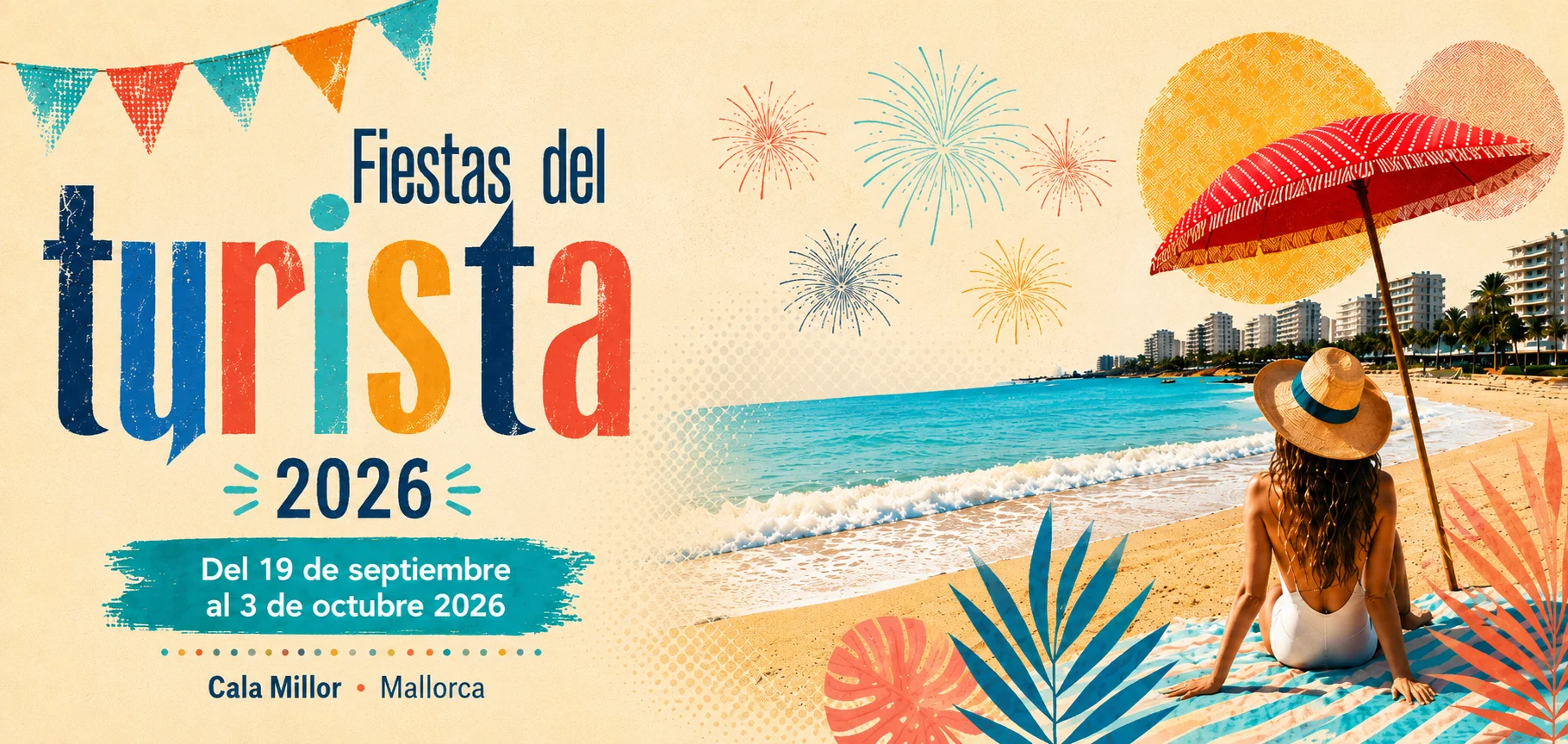 Fiestas del Turista 2026 — Cala Millor, Mallorca. Del 19 de septiembre al 3 de octubre.